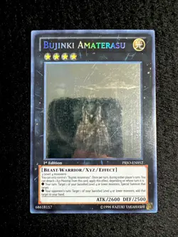 🔥YUGIOH • BUJINKI AMATERASU • GHOST RARE • 1st EDITION • PRIO-EN052 • VLP🔥 - Image 2