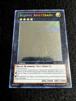🔥YUGIOH • BUJINKI AMATERASU • GHOST RARE • 1st EDITION • PRIO-EN052 • VLP🔥 - Image 3