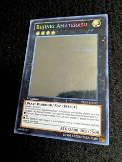 🔥YUGIOH • BUJINKI AMATERASU • GHOST RARE • 1st EDITION • PRIO-EN052 • VLP🔥 - Image 4