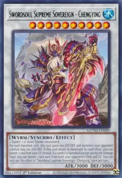 1x Swordsoul Supreme Sovereign - Chengying - NM Eng YuGiOh - Maze of the Master - Image 1