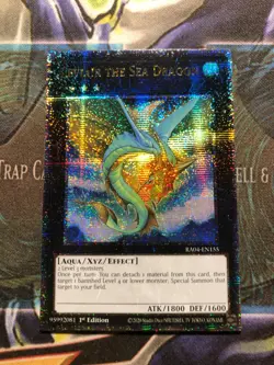 *** LEVIAIR THE SEA DRAGON *** QUARTER CENTURY SECRET RARE RA04-EN155 YUGIOH! - Image 1