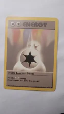 Double Colorless Energy 96/102 Pokemon Card TCG Base Set Unlimited Uncommon LP - Image 1