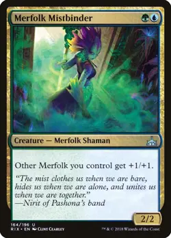 4x Merfolk Mistbinder - NM- Rivals of Ixalan - SPARROW MAGIC - Image 1