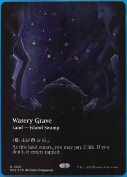 Watery Grave (Borderless Galaxy 381) FOIL Edge of Eternities NM (508079) - Image 1