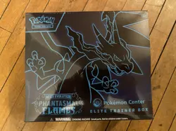 Phantasmal Flames Pokemon Center Exclusive Elite Trainer Box ETB Sealed - Image 1