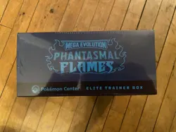 Phantasmal Flames Pokemon Center Exclusive Elite Trainer Box ETB Sealed - Image 3