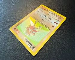 1999 POKEMON TCG HITMONCHAN BASE SET HOLO RARE UNLIMITED 7/102 VLP/LP - Image 4