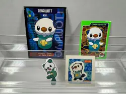 Pokemon Lot of 17 Cards and Stickers All Oshawott #501 Oshawott Only Pokemon Lot - Image 3