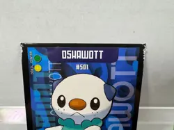 Pokemon Lot of 17 Cards and Stickers All Oshawott #501 Oshawott Only Pokemon Lot - Image 4
