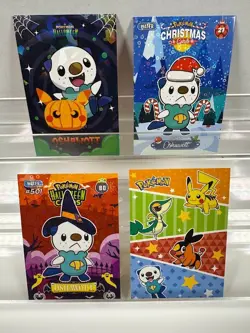 Pokemon Lot of 17 Cards and Stickers All Oshawott #501 Oshawott Only Pokemon Lot - Image 5