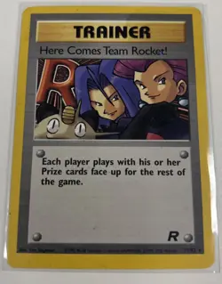 Here Comes Team Rocket! Non-Holo Rare 71/82 Pokemon Team Rocket LP - Image 1