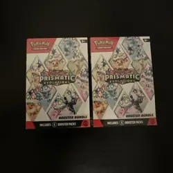 Pokemon TCG Prismatic Evolutions Booster Bundle 2 Pack Sealed 12 Packs - Image 1