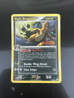 Pokemon Ex Team Rocket Returns Dark Dragonite 15/109 Reverse Holo Stamped - Image 1