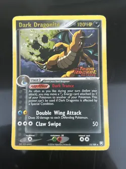 Pokemon Ex Team Rocket Returns Dark Dragonite 15/109 Reverse Holo Stamped - Image 3