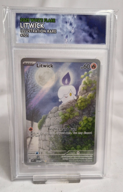 Pokemon TCG Litwick 101/086 White Flare Illustration Rare Holo English Edition - Image 1