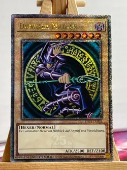 Dunkler Magier TN23-DE001 Quarter Century Secret Rare Deutsch NM Yugioh - Image 1