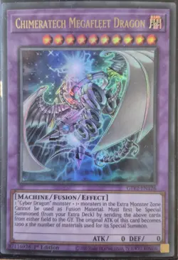 YuGiOh Chimeratech Megafleet Dragon Ultra Rare 1st Edition GFP2-EN126 - Image 1