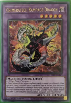 YuGiOh Chimeratech Rampage Dragon Ultra Rare 1st Edition GFP2-EN124 NM - Image 1