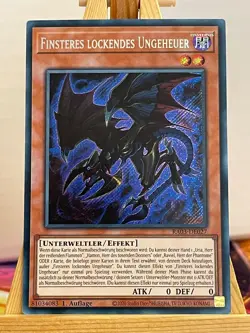 Finsteres Lockendes Ungeheuer RA03-DE027 Secret Rare Deutsch NM YUGIOH - Image 1