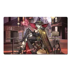 YGOmat Diabellstar The Black Witch Card Game Pad Table Playmat TCG CCG Mat & Bag - Image 1