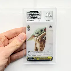 Weiss Schwarz Disney 100 Grogu ACE Graded 10 Card SR Star Wars Rare Mandalorian - Image 3