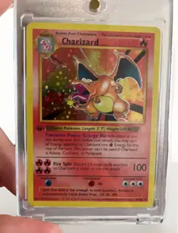 Pokemon CHARIZARD Collection Cards with Card Brick 1996 1st Edition DIY - Image 4