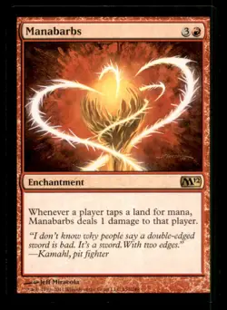 MTG Manabarbs LP Light Play Magic 2012 [5210] - Image 1