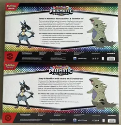 Pokemon Prismatic Lucario Ex Tyranitar Ex Premium Collection Lot of 2 Sam’s Club - Image 2