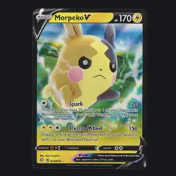 Morpeko V 037/072 Shining Fates Ultra Rare Pokemon TCG NM ⚡ - Image 1
