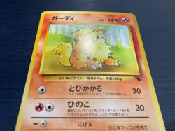Pokemon Card TCG Growlithe No.058 26 Squirtle Deck Unique Art Japanese - Image 2