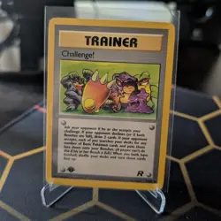 Pokemon TCG Challenge! 74/82 Uncommon Card Team Rocket 1st Ed LP - Image 1