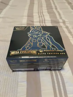 Pokemon Mega Evolution Pokemon Center ETB Lucario FACTORY SEALED - Image 1