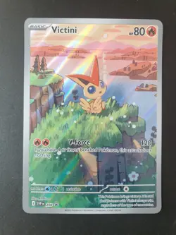 Victini 208/SVP Illustration Rare Black Star PROMO Pokemon Card | NEAR MINT (2) - Image 1
