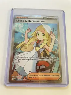 Pokemon TCG Lillie’s Determination Double Rare Trainer Card 169/132 Mega Evo - Image 1