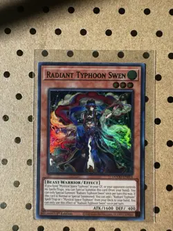 Yu-Gi-Oh! Radiant Typhoon Swen JUSH-EN014 Ultra Rare 1st Edition - Image 1