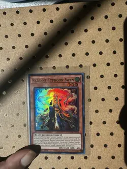 Yu-Gi-Oh! Radiant Typhoon Swen JUSH-EN014 Ultra Rare 1st Edition - Image 2
