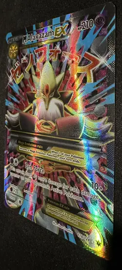 Pokemon Mega M Alakazam EX Full Art Holo Card 118/124 XY Fates Collide - Image 4