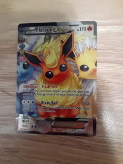Flareon EX RC28/RC32 Generations, Radiant Collection 2016 Holo Pokemon Card - Image 1