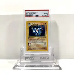 MACHAMP 1ST EDITION 8/102 - POKEMON CARD 1999 BASE SET -FRESH SLAB PSA 8 NM MINT - Image 1