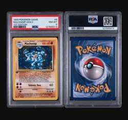 MACHAMP 1ST EDITION 8/102 - POKEMON CARD 1999 BASE SET -FRESH SLAB PSA 8 NM MINT - Image 4