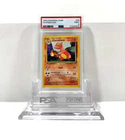 CHARMELEON 24/102 - BASE SET 1999 POKEMON CARD - FRESH SLAB - PSA 9 MINT - Image 1