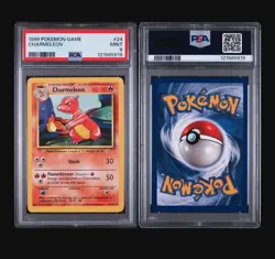 CHARMELEON 24/102 - BASE SET 1999 POKEMON CARD - FRESH SLAB - PSA 9 MINT - Image 4
