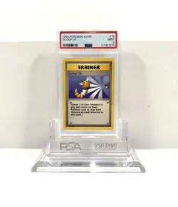 SCOOP UP 78/102 POKEMON TRAINER CARD 1999 BASE SET - POP 241 PSA 9 MINT - Image 1