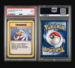 SCOOP UP 78/102 POKEMON TRAINER CARD 1999 BASE SET - POP 241 PSA 9 MINT - Image 4