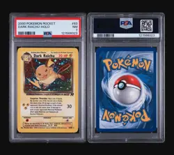 RAICHU HOLO 83/82 - TEAM ROCKET 1999 POKEMON CARD - PSA 7 NEAR MINT - Image 4