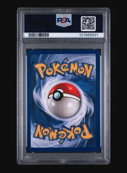 BULBASAUR 44/102 - BASE SET 1999 POKEMON CARD - FRESH SLAB - PSA 8 NM / MINT - Image 3