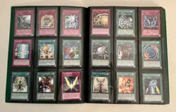 Yugioh Vintage 17 Foil/300 Card Binder Lot Dark Magician Blue-Eyes Red-Eyes - Image 5