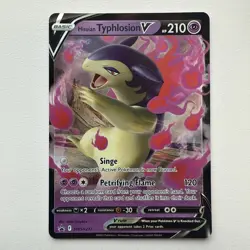 Hisuian Typhlosion V - SWSH237 - Pokemon Promo Sword & Shield Ultra Rare Card NM - Image 1