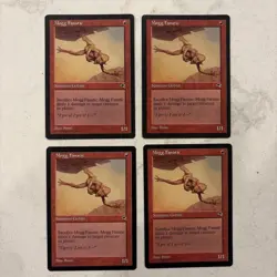 Magic the Gathering MTG Mogg Fanatic Play Set Of 4 Cards - Image 1