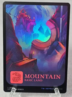 MTG Mountain (0290) FOIL The Lost Caverns of Ixalan Magic Gathering Card Land NM - Image 1